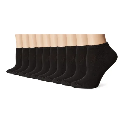 Hanes Women's 10-Pair Value Pack Low Cut Socks